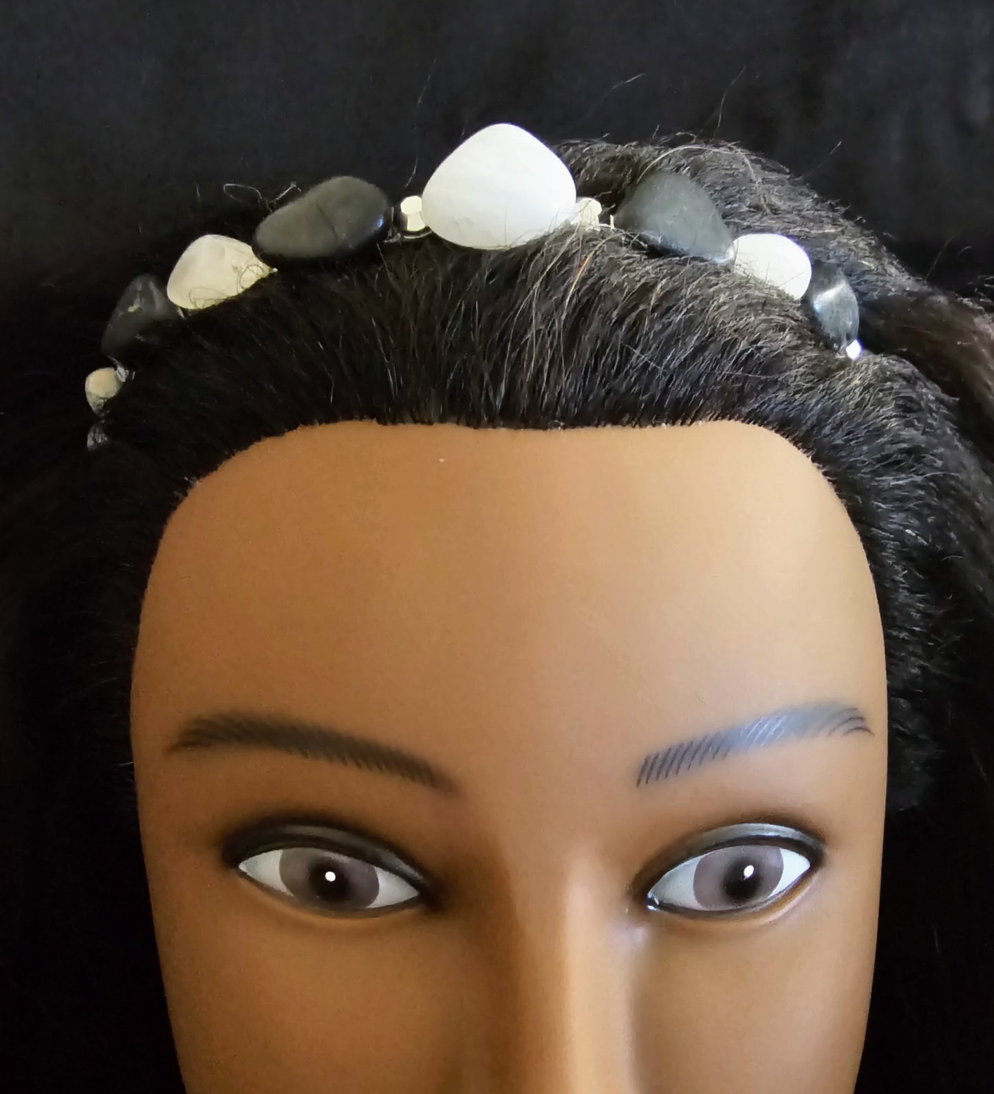 Shungite and Milky Quartz