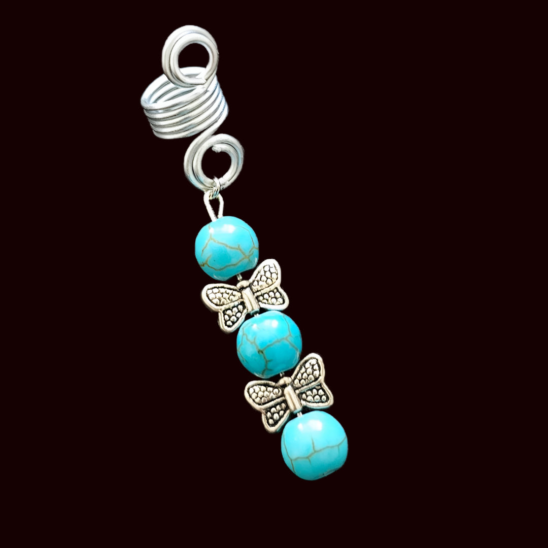 Dyed Howlite Butterfly